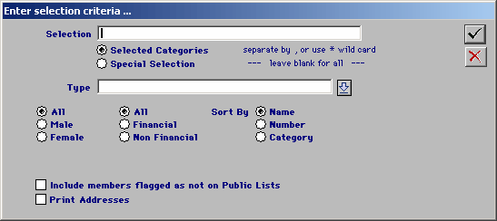 partners list options